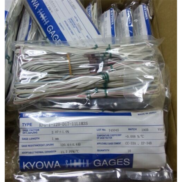 日本KYOWA共和配件耗材應(yīng)變片KFGS-1NE-120-C1-16 L30C2RC2R