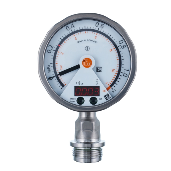 德國(guó)IFM易福門帶顯示屏的齊平式壓力傳感器PI1714 PI-016-REA01-MFRKG/US/ /P