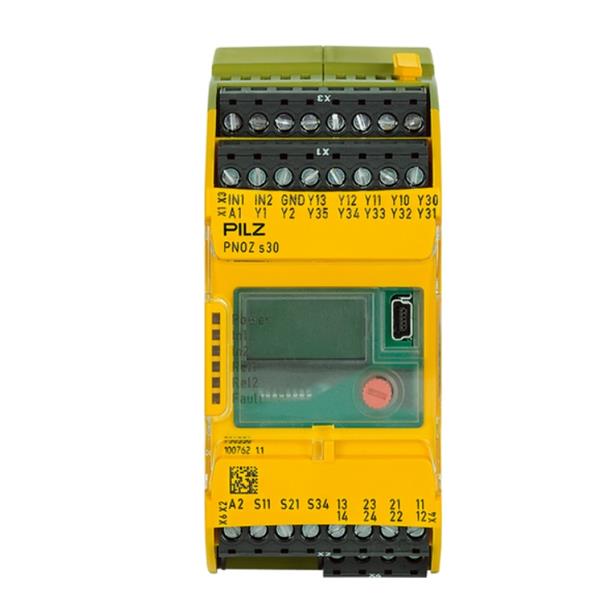PILZ皮爾茲德國繼電器   PNOZ yo4 3NO t