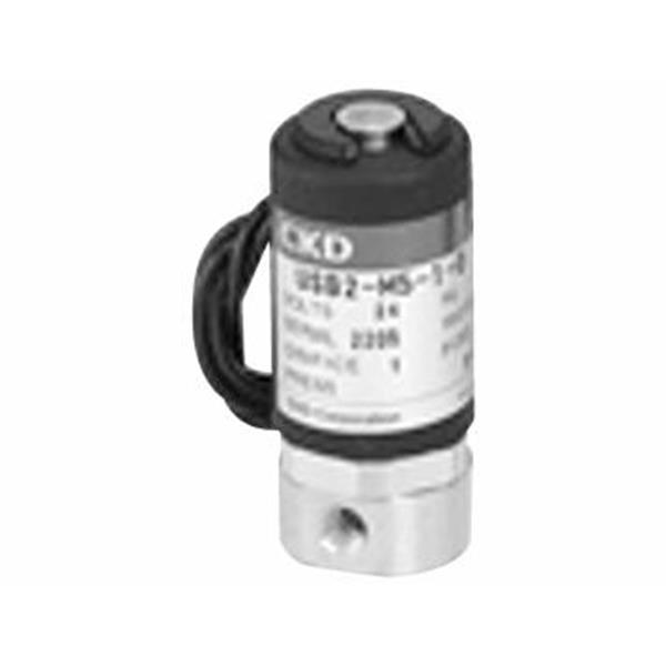 CKD喜開理多種流體小型直動(dòng)式2通電磁閥USB2-M5-2-L-DC12V