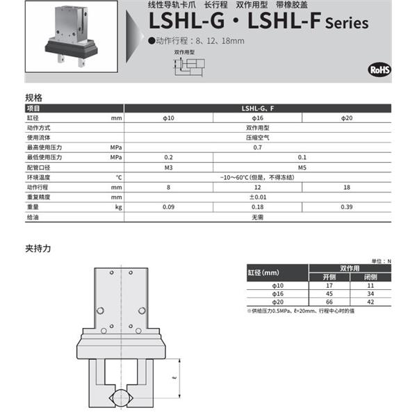 CKD喜開(kāi)理線(xiàn)性導(dǎo)軌卡爪LSHL-F16D1R-HP1