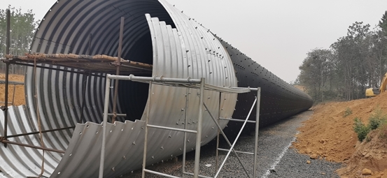 金屬波紋涵管-實地商家